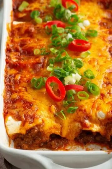 Beef Enchiladas {Easy Cheesy Recipe!}