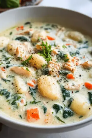 Olive Garden Chicken Gnocchi Soup