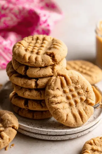 Soft & Thick Peanut Butter Cookies