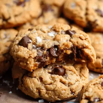 Peanut Butter Oatmeal Chocolate Chip Cookies