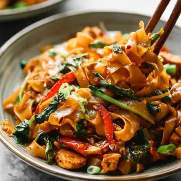 Drunken Noodles (Pad Kee Mao)