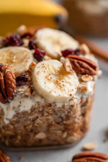 ## **Banana Bread Overnight Oats**