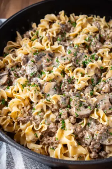 Ground Beef Stroganoff Recipe