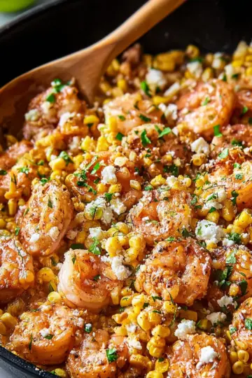 Shrimp Street Corn Skillet