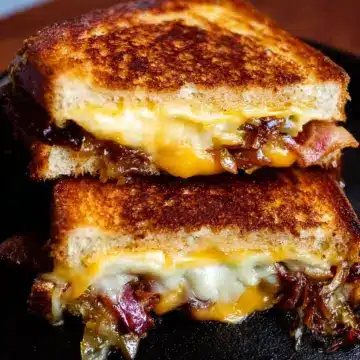 Bacon and Caramelized Onion Grilled Cheese