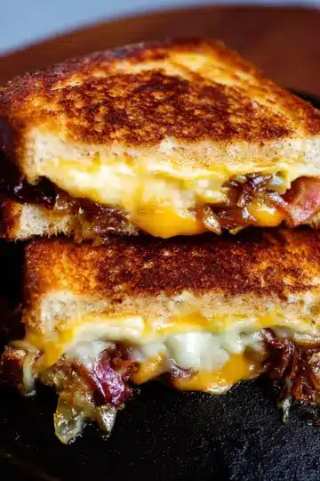 Bacon and Caramelized Onion Grilled Cheese