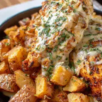 Garlic Parmesan Chicken and Potatoes