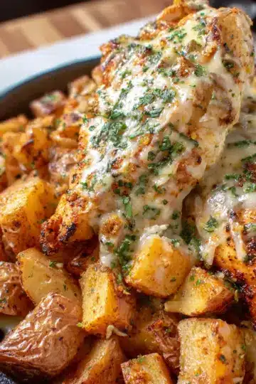 Garlic Parmesan Chicken and Potatoes