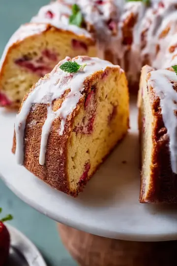 A Strawberry Pound Cake That’s Rich, Buttery, and Light as a Spring Afternoon