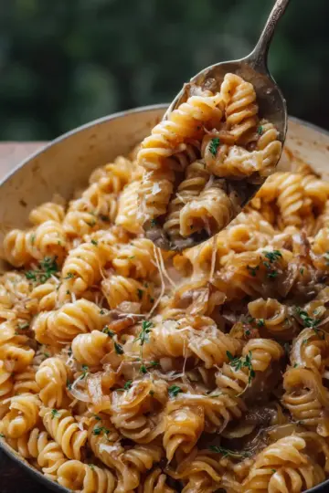 One Pot French Onion Pasta
