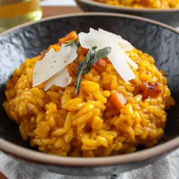 Pumpkin risotto