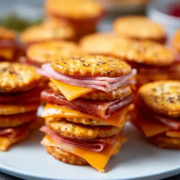 Ritz Cracker Party Sandwiches