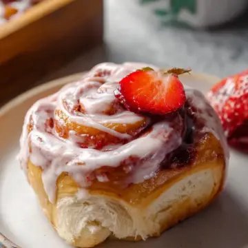 Strawberry Cinnamon Rolls