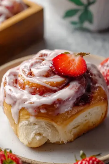 Strawberry Cinnamon Rolls