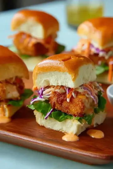 Bang Bang Chicken Sliders