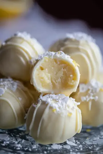 White Chocolate and Lemon Truffles