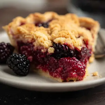 Blackberry Crumble Pie