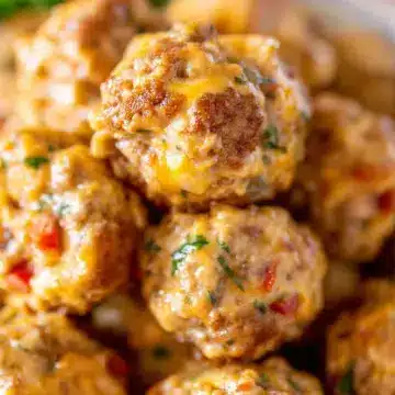 Rotel Cream Cheese Sausage Balls