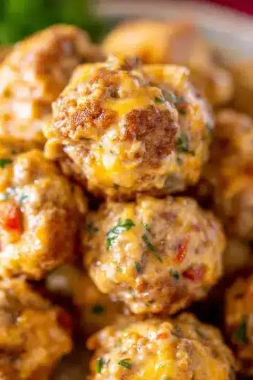 Rotel Cream Cheese Sausage Balls