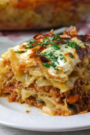 Italian Unstuffed Cabbage Roll Casserole