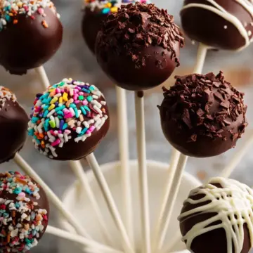 Chocolate Cake Pops (Recipe + Video)