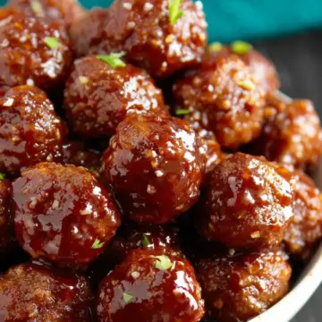 Slow Cooker Honey Garlic Meatballs