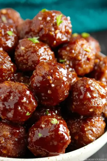 Slow Cooker Honey Garlic Meatballs