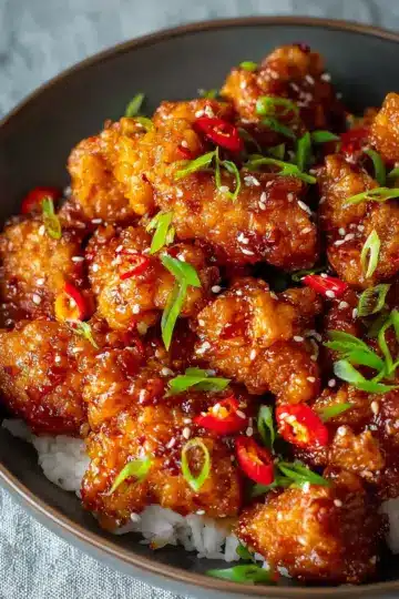 Crispy Sweet Chilli Chicken