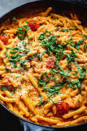 One Pan Creamy Tomato Pasta