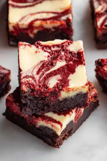 Red Velvet Cheesecake Brownies