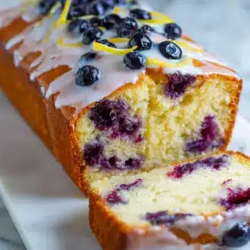 Lemon Blueberry Pound Cake