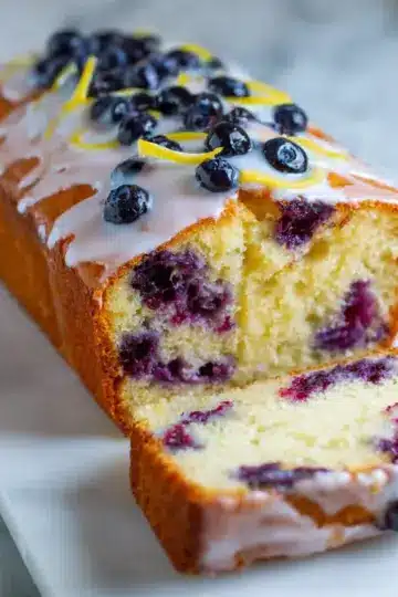 Lemon Blueberry Pound Cake