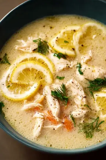 Avgolemono (Greek Lemon Chicken Soup)