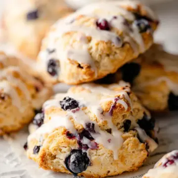 Better Than Starbucks Blueberry Scones (easy drop scones style!)