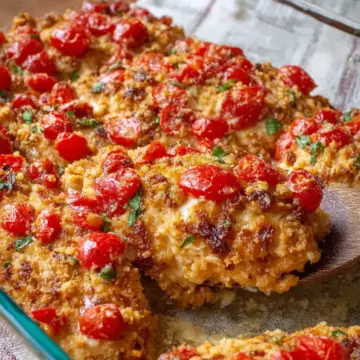 Quick Bruschetta Chicken Bake