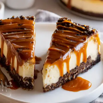 Caramel Brownie Cheesecake