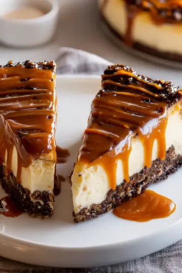 Caramel Brownie Cheesecake