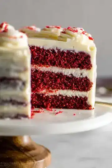 Red Velvet Cake with Cream Cheese Frosting
