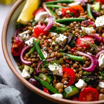 Mediterranean Lentil Salad