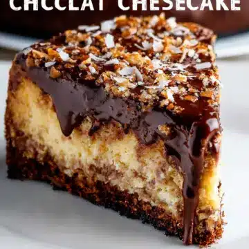 German Chocolate Cheesecake