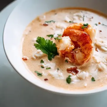 Creamy Shrimp and Crab Bisque
