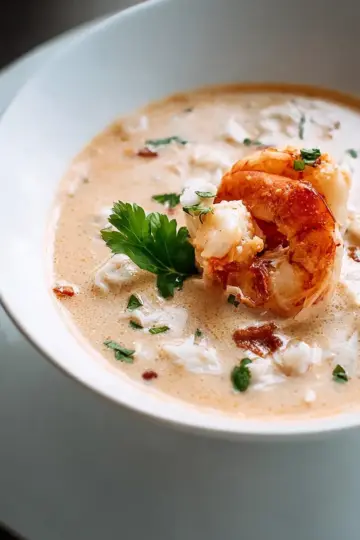 Creamy Shrimp and Crab Bisque