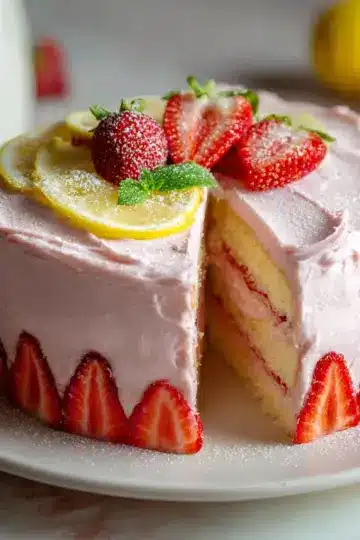 Strawberry Lemon Cake