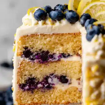 Lemon Blueberry Layer Cake