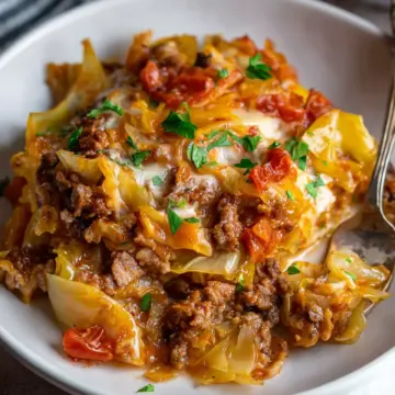 Low Carb Unstuffed Cabbage Casserole Recipe