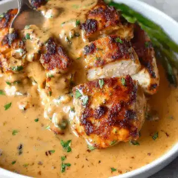 Garlic Parmesan Chicken and Gravy