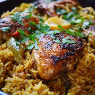 Moroccan Chicken & Rice