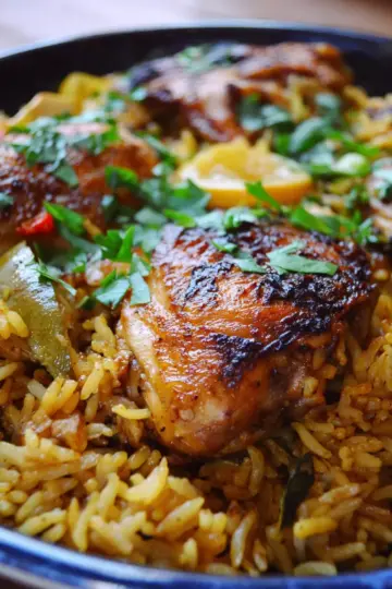 Moroccan Chicken & Rice