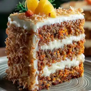 Christmas Hawaiian Carrot Pineapple Cake