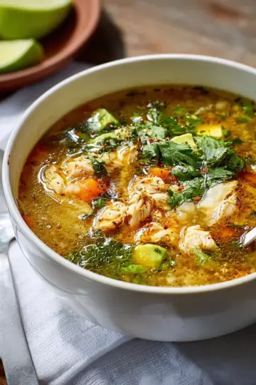 Caldo De Pollo (Mexican Chicken Soup)